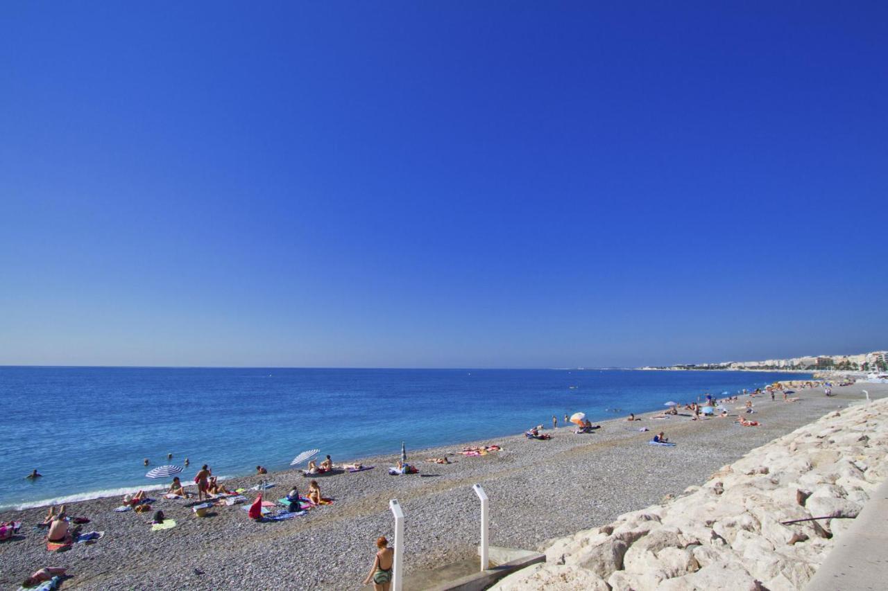 Ferienwohnung Sea Front Cedres Promenade Nizza Exterior foto